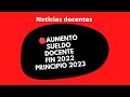 AUMENTO DOCENTE 2022 Y 2023