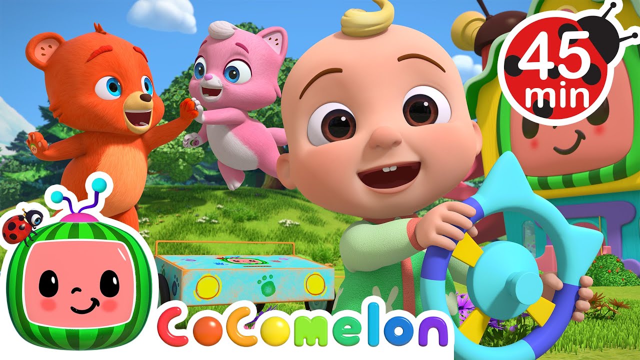 High Five Song + More Animal Adventures  | CoComelon Animal Time for Kids