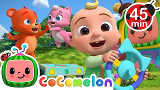 hi five song cocomelon animal time animals for kids