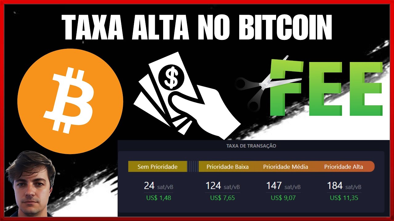 O grande problema das altas taxas de transação no BITCOIN e ETHEREUM