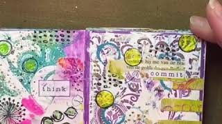 Quick flip through- mini book