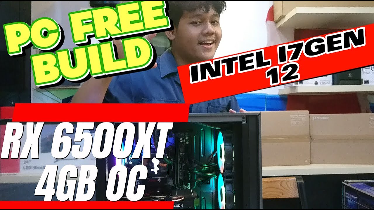 Ngetes PC Rakitan i7 12700KF pake ram 32gb Plus RX6500XT 4GB OC # ...