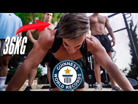 WE BROKE THE GUINNESS WORLD RECORD FOR WEIGHTED PUSH-UPS IN 1 MINUTE