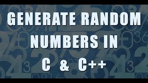 How to Print Random Numbers in C++