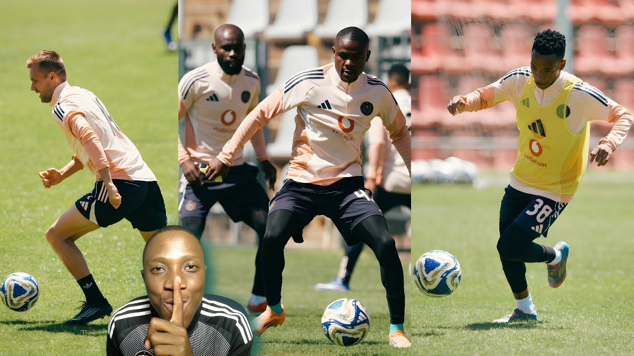 FEW HOURS TO GO! ORLANDO PIRATES LAST TRAINING SESSION AHEAD OF TOMORROW'S GAME