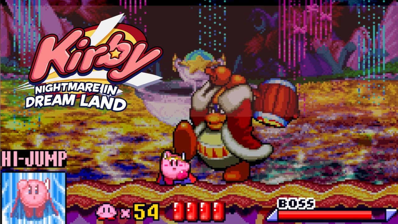 Kirby Nightmare in Dream Land Gameplay Walkthrough Full Game YouTube