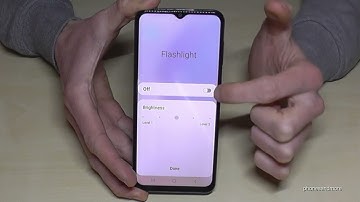Samsung Galaxy A14 (5G): How to on and off the flashlight/torch?