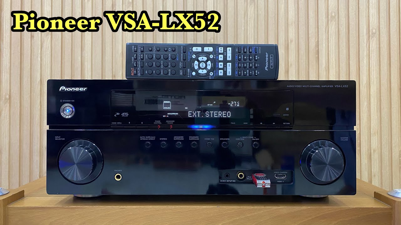 Reset Pioneer VSA-LX52 - YouTube
