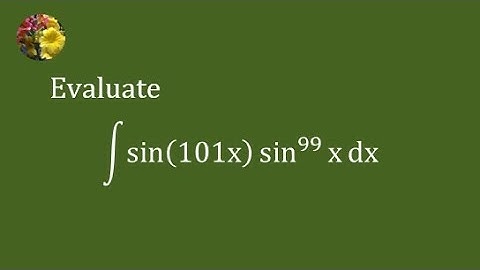 2011 MIT Integration Bee, qualifying test problem # 22 (Mis-937)