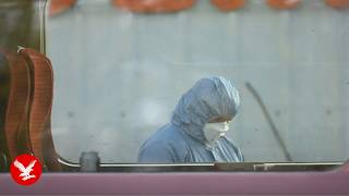Forensic officers remain at scene of Huntingdon train knife attack