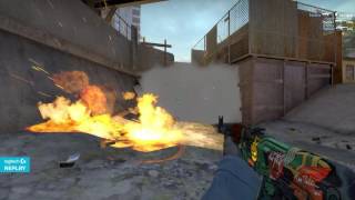 CSGO smoke bug in a QF of a T1 event