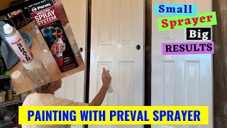Painting Doors with Preval Sprayer