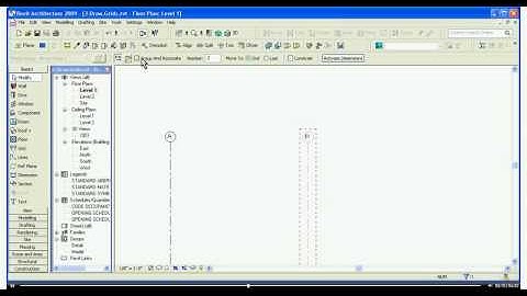 Easy Revit (2009) -2- Draw Grid Lines