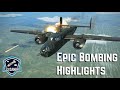 Epic Bombing Run Highlights and Crashes! Historic Combat Flight Simulator IL2 Sturmovik