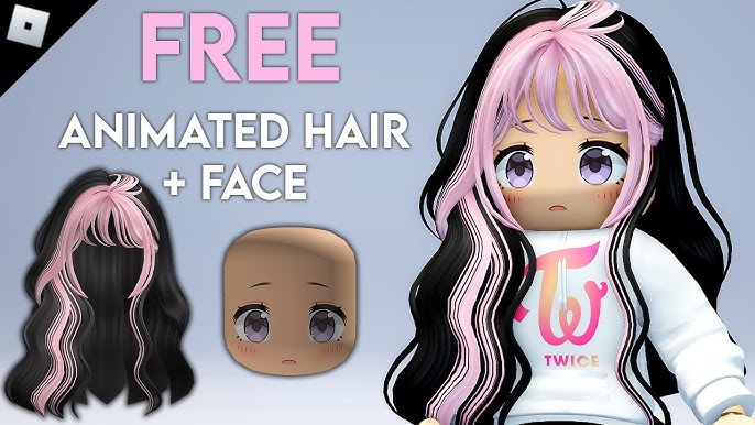 Skyblue Fine Idol Hair - Roblox