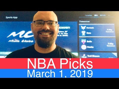 NBA Picks (3-1-19) | Basketball Sports Betting Expert Predictions Video | Vegas | March 1, 2019