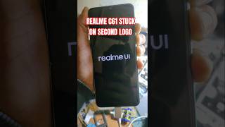 Realme c61 hang on logo #electronicmusic #mobilerepairing