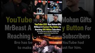 Another unbelievable milestone for MrBeast!YouTube CEO Neal Mohan has personally gifted him .