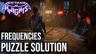 Frequencies Puzzle Solution - Case 7.2 Talia al Ghul - Gotham Knights screenshot 5