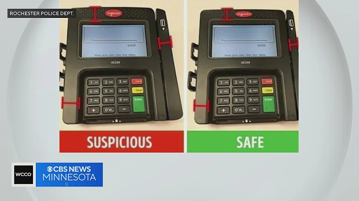 How to tell if a skimming device is attached to credit card reader