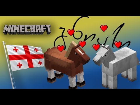 Minecraft Server - ცხენების ტყნაური (Gniasi სასაცილო მომენტები)