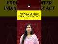 Proposal vs Offer | Indian Contract Act | Drishti Judiciary