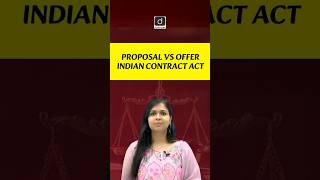 Proposal vs Offer | Indian Contract Act | Drishti Judiciary