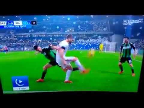 Fabbio Borini amazing Skills Sassuolo vs Milan