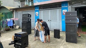 Hỗ trợ setup bộ đám cưới anh Dũng ( Vĩnh Phúc ), chủ dàn vui như được mùa . DVH Audio 036 355 3277