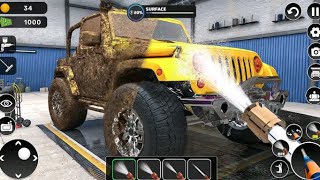 Modern Car washing Garage Serives  workshop simulator - Android Game play #Monster Racing screenshot 4