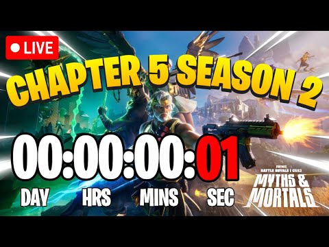 FORTNITE SERVER DOWNTIME COUNTDOWN LIVE🔴24/7, How Long Till The Fortnite Servers Come Back Online?