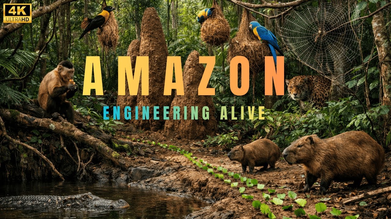 Amazon | The Invisible Engineering of the World’s Largest Forest | 4K Documentary