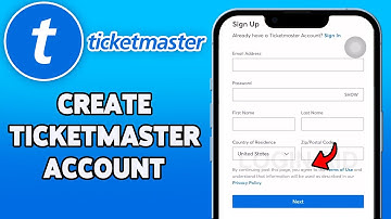 Ticketmaster-accountregistratie, handleiding voor aanmelden | Ticketmaster-account aanmaken | Tic...