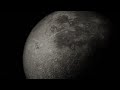 Space station transiting moon - cinematic video