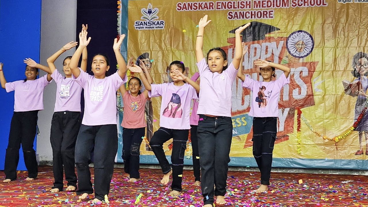 Teachers Day Performance| School Girls Dance | SEMS Sanchore - YouTube