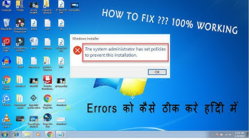 HOW TO FIX your network administrator has applied a group policy that prevents installation