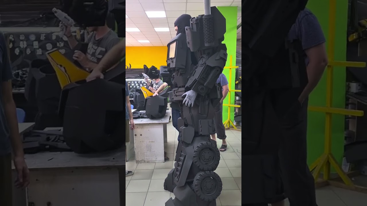 🔥Первая примерка костюма трансформера ОПТИМУС ЗВЕРОБОТ 