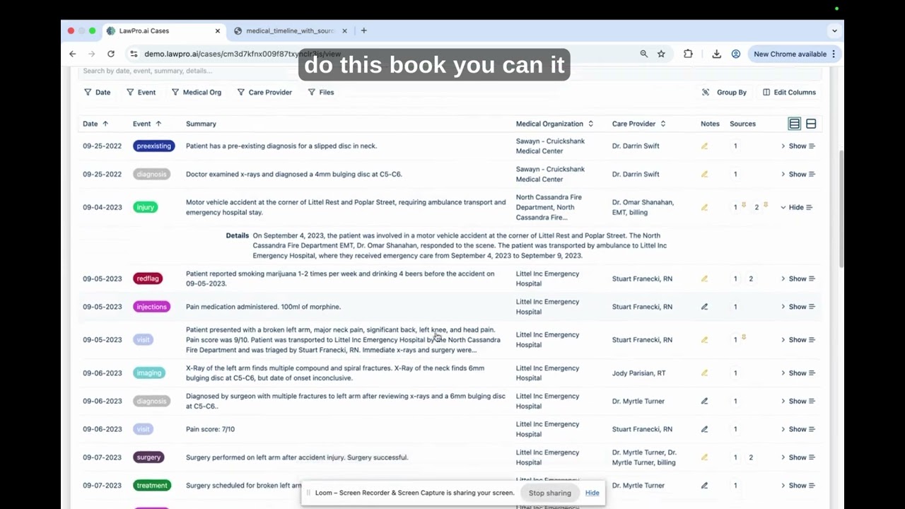 LawPro.ai 2-minute Demo with Subtitles