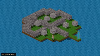 Isometric software rendered game in C - Showcase 1