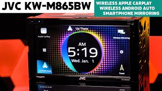 JVC KWM865BW  Wireless Apple CarPlay, Wireless Android Auto & Phone Mirroring