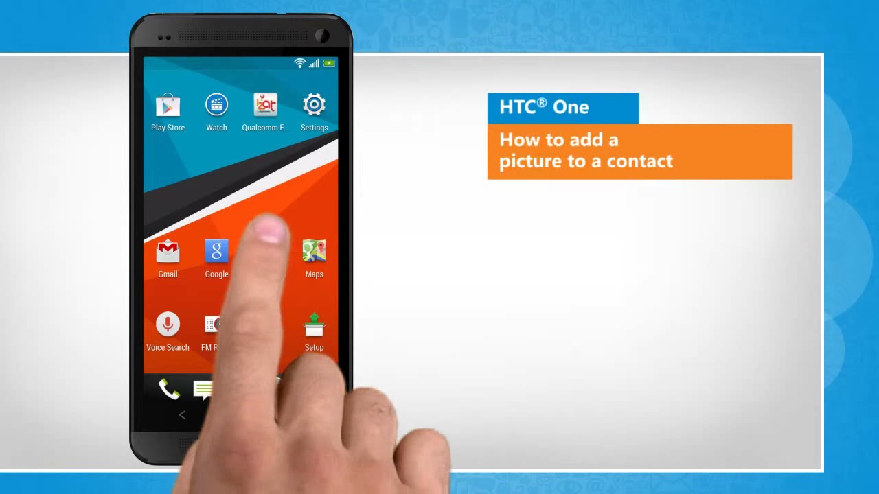 Add photo to a contact in HTC One