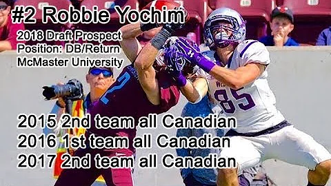 #2 Robbie Yochim - Draft Prospect - McMaster Unive...