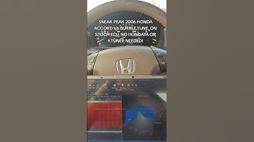 2006 Accord V6 burble tune, no need for Hondata or Ktuner #honda #accord #v6 #vtec #jdm #rhd #tuning