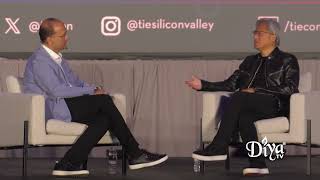 Nvidia Cofounder & CEO Jensen Huang & Mayfield Managing Partner Navin Chaddha keynote TiEcon 2024