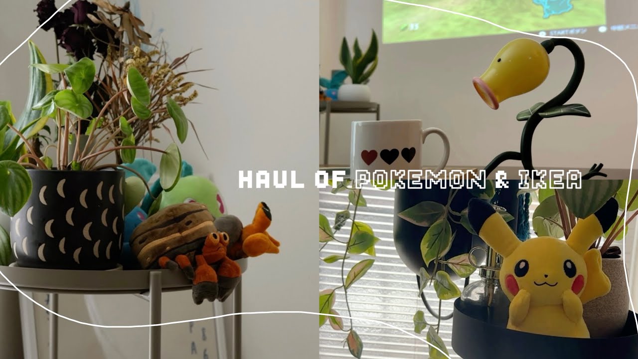 Распаковка покупок из Pokémon Center | День, когда я купил и собрал мебель на 80 000 иен в IKEA ⌇...