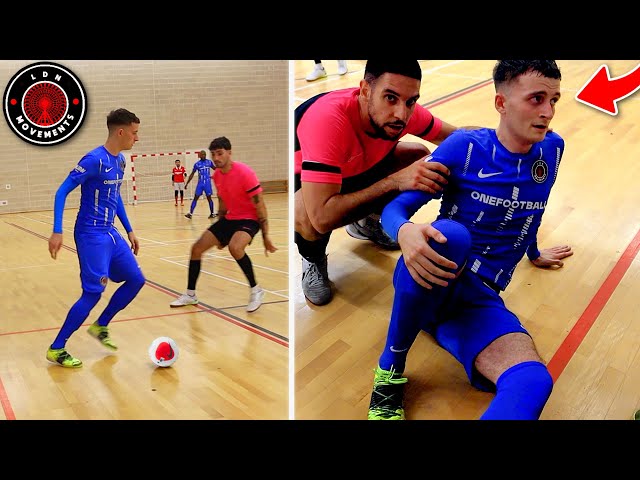 I Played in a PRO FUTSAL MATCH & I’m Now INJURED... (Football Skills & Goals) class=