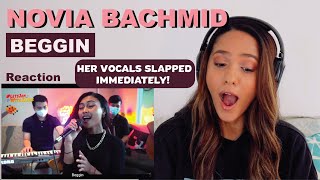 Novia Bachmid ft. Fivein - Beggin' (KERONCONG) -#LetsJamWithJames | REACTION!!