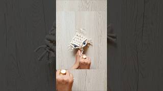 Macrame elephant head wallhanging 🐘 || animals macrame #shorts #viral#diy