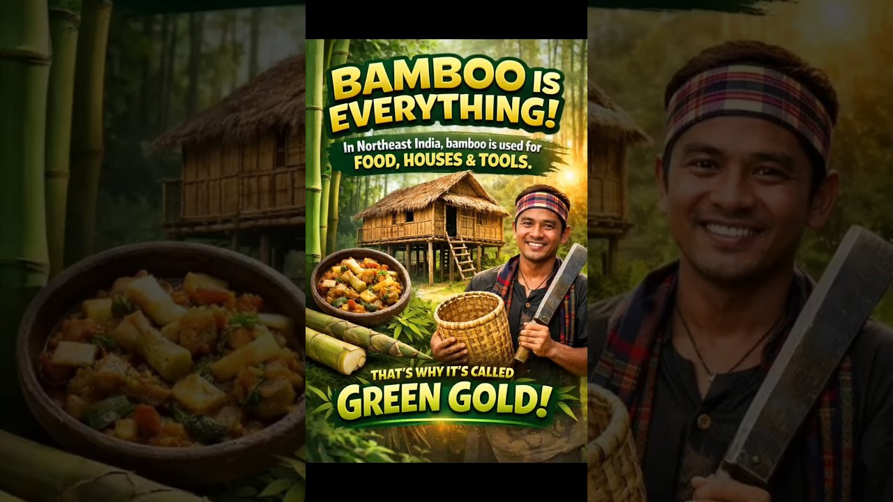 Bamboo Is Not Just a Plant 🌿 | The “Green Gold” of Northeast India