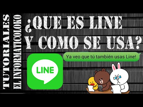 ¿Qué es Line y como se usa? [Android] - YouTube